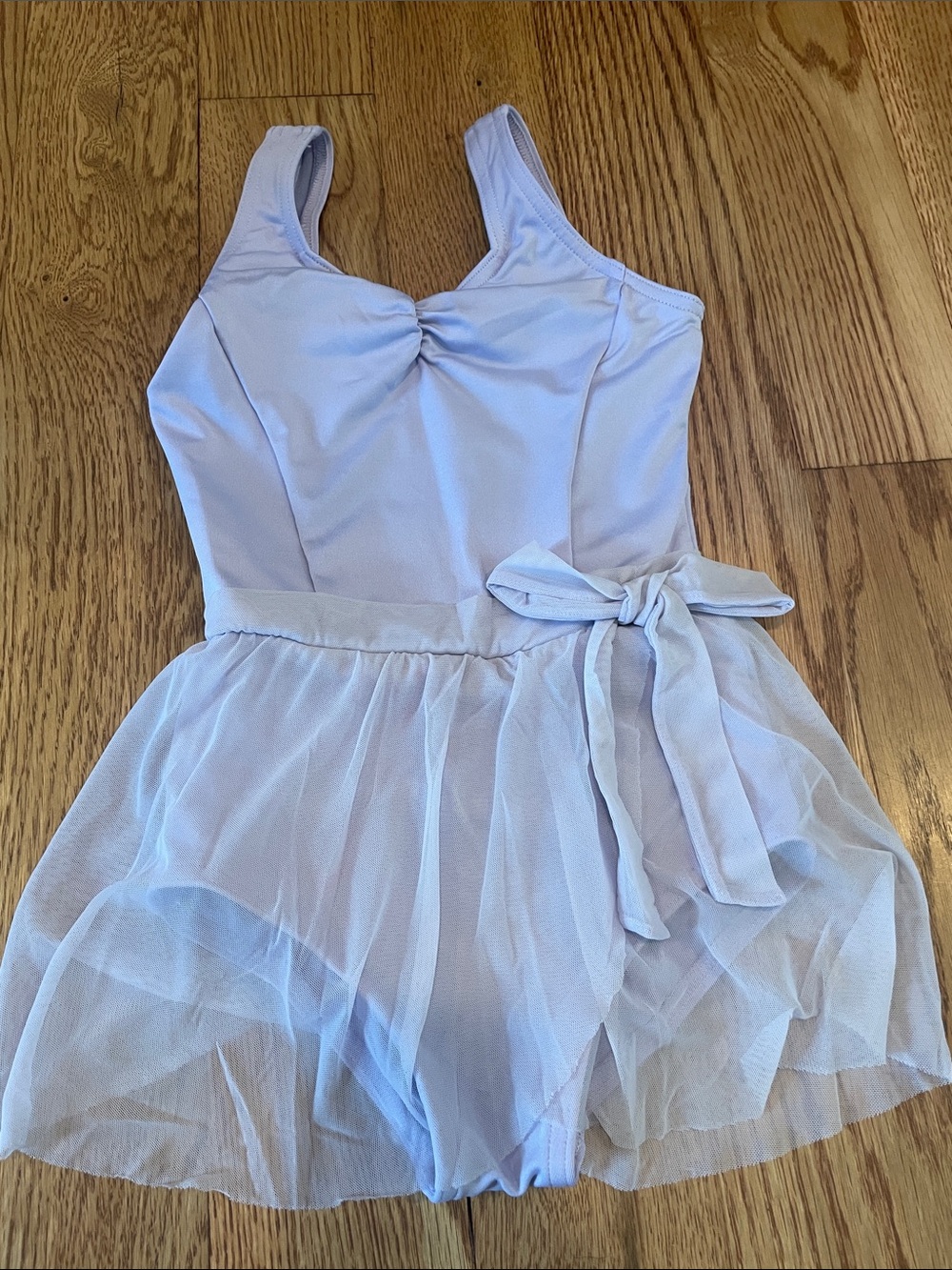 Capezio Light Lavender Girls Ballet Leotard with Tulle Skirt
